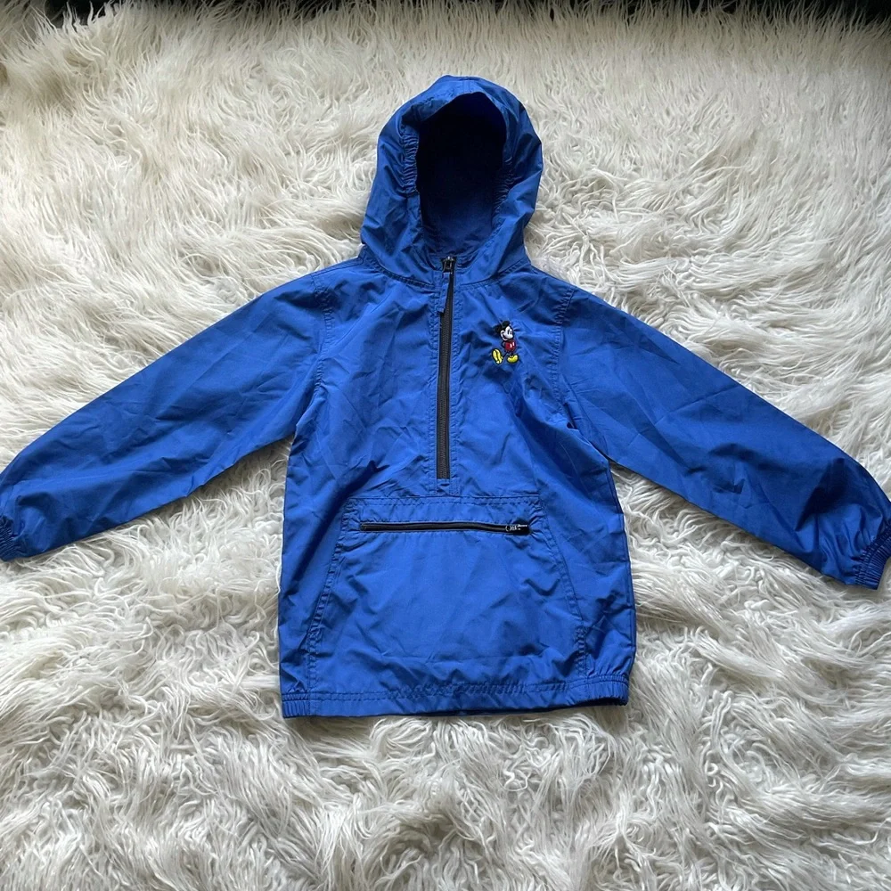 Disney 1/2 Zip‎ Pullover Hooded Lightweight Jacket